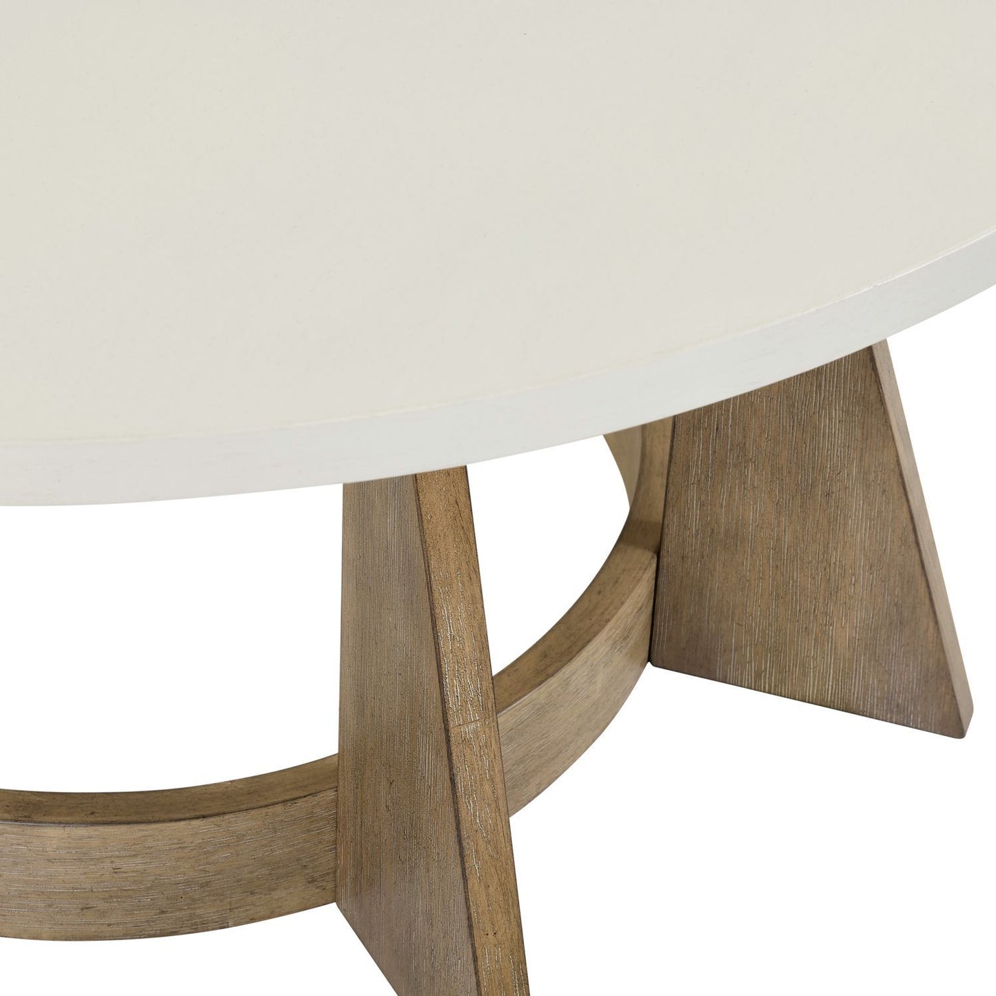 Berkley Square - Round Cocktail Table - Linen & Khaki