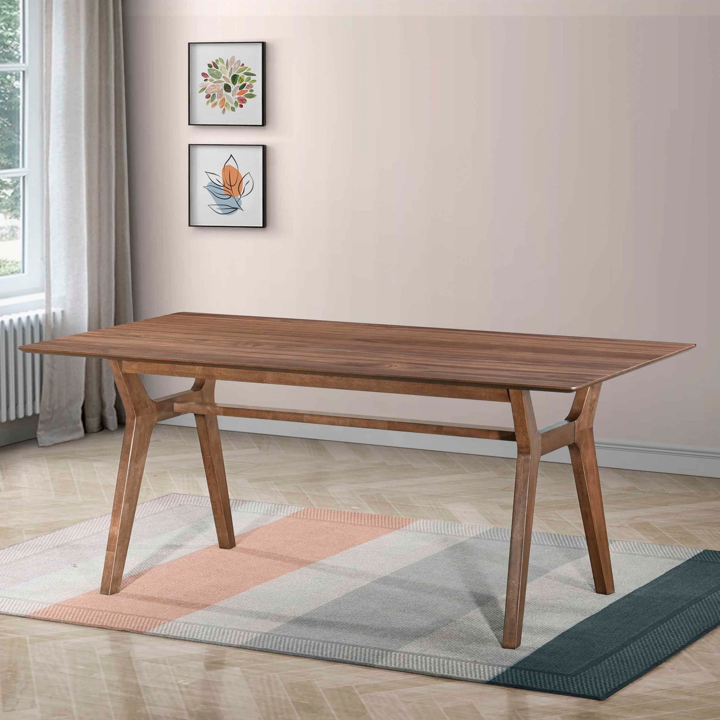 Thea - 70" Rectangular Dining Table - Walnut