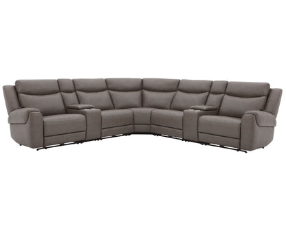 Momentum - Modular Power Reclining Sectional With Power Adjustable Headrests