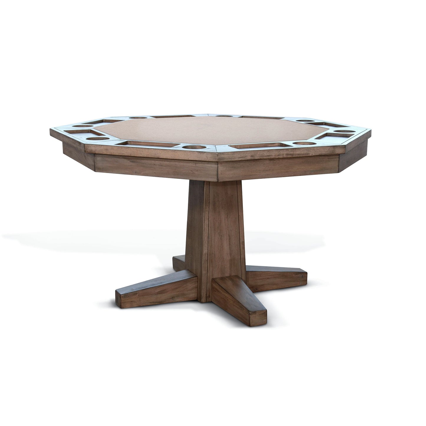 Doe Valley - Reversible Game And Dining Poker Table - Buckskin