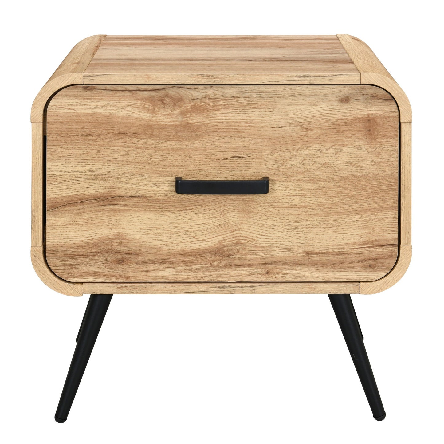 Rowan - One Drawer End Table/Bedside Table - Natural