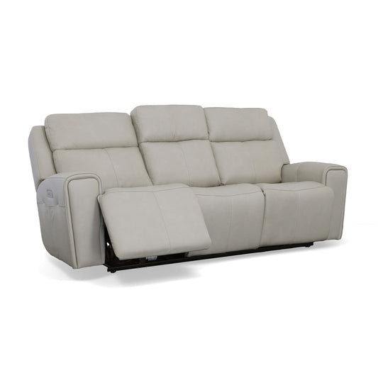 Barnett - Power Reclining Sofa With Power Headrests & Lumbar
