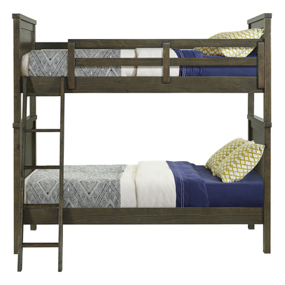 Tahoe Youth - Twin Over Twin Bunk Bed - River Rock