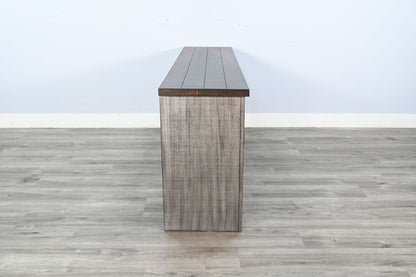 Media Console With Electric Fireplace