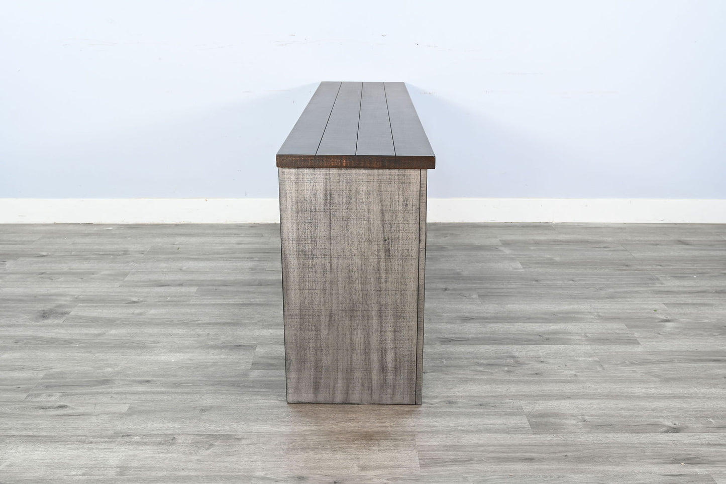 Homestead Hills - Media Console - Tobacco Leaf / Gray