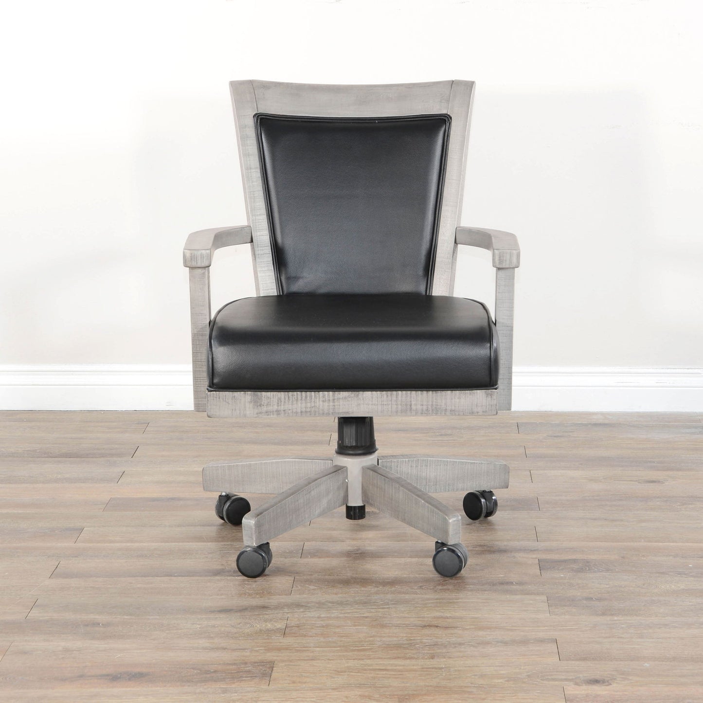 Alpine - Game Chair With Casters, Cushion Seat & Back - Gray