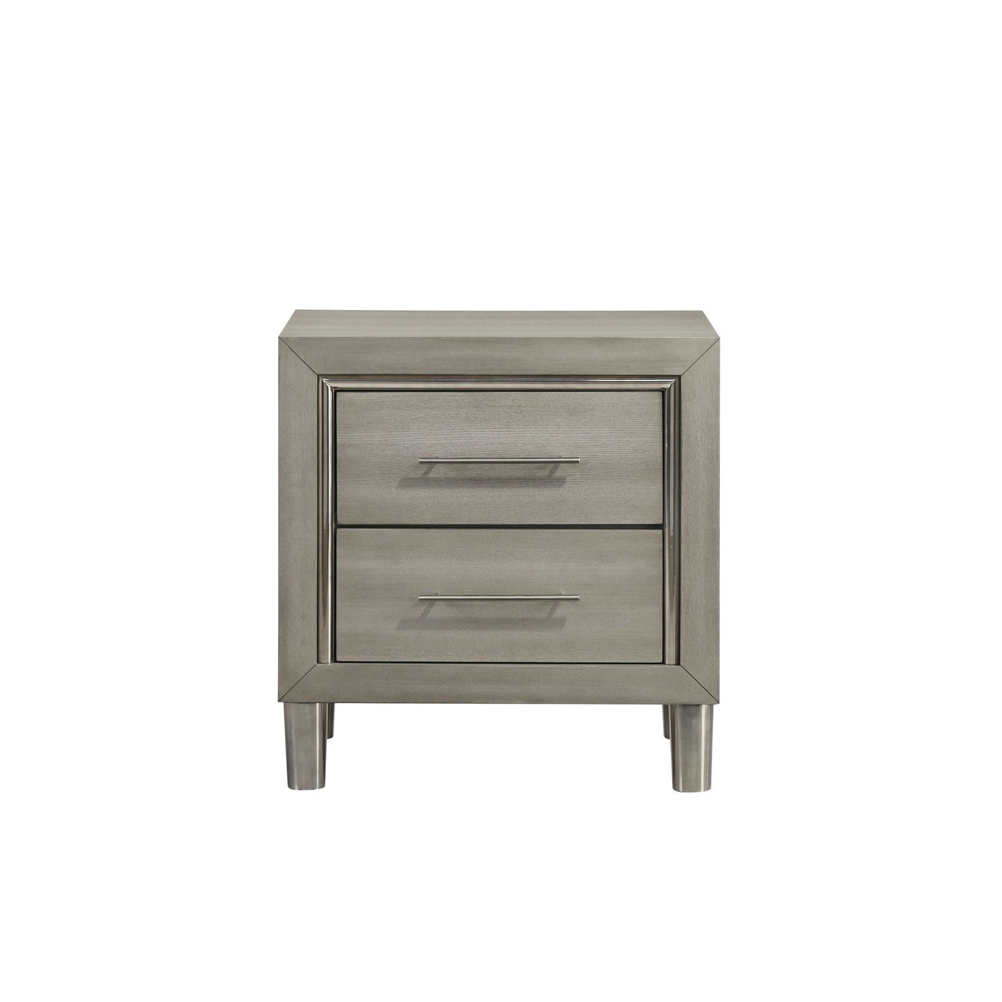 Lennox - 2 Drawer Nightstand - Gray