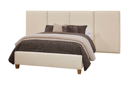 Joinery - Upholstered Wall Bed - Espresso Oak