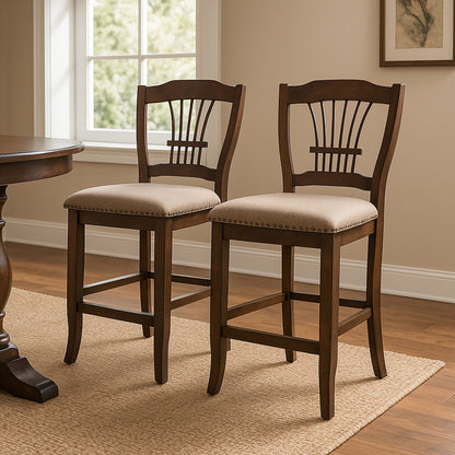 Bixby - Counter Chair (Set of 2) - Espresso