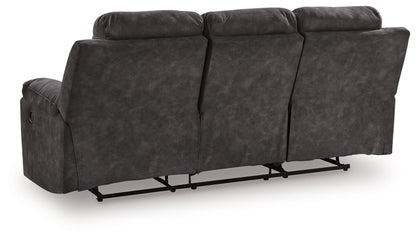 Brysonview - Reclining Sofa - Charcoal