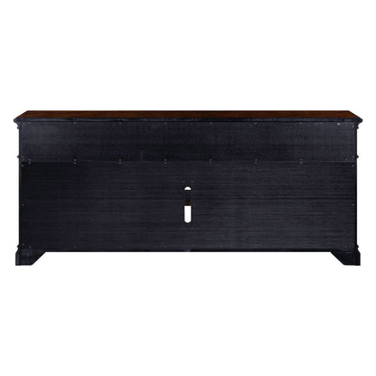 Fireplace TV Consoles - 84" Fireplace TV Console FTS - Brown