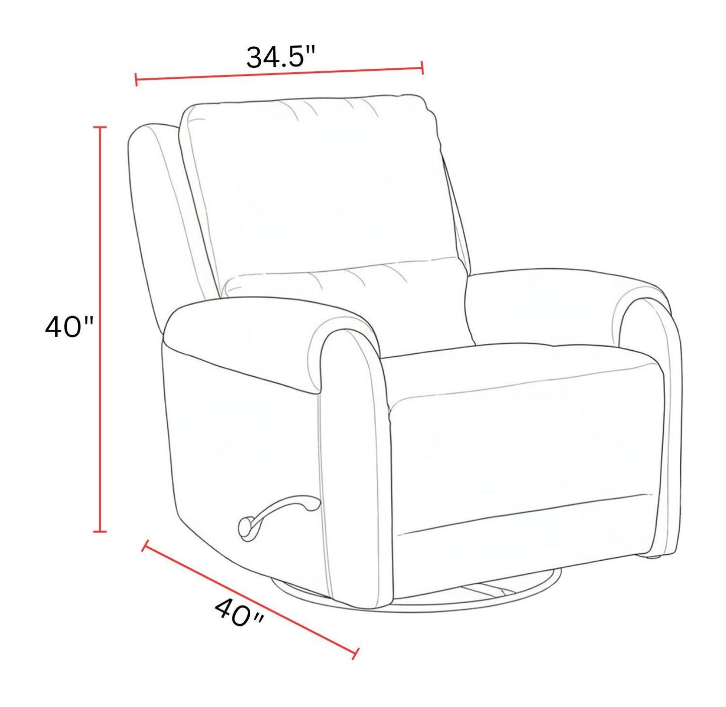 Gentry - Manual Swivel Glider Recliner