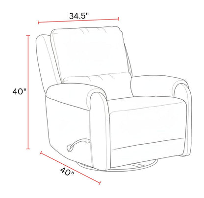 Gentry - Manual Swivel Glider Recliner