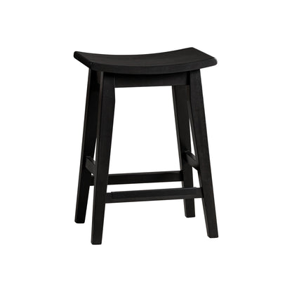 Austin - Backless Stool - Natural Mango Wood