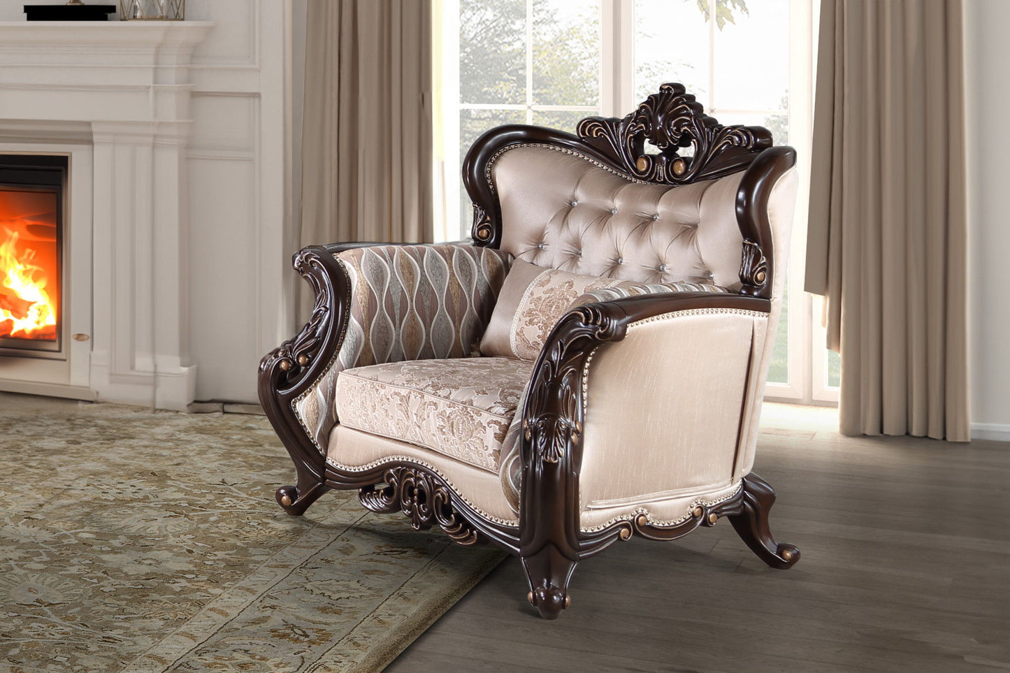 Constantine - Chair (KD) - Red / Cherry