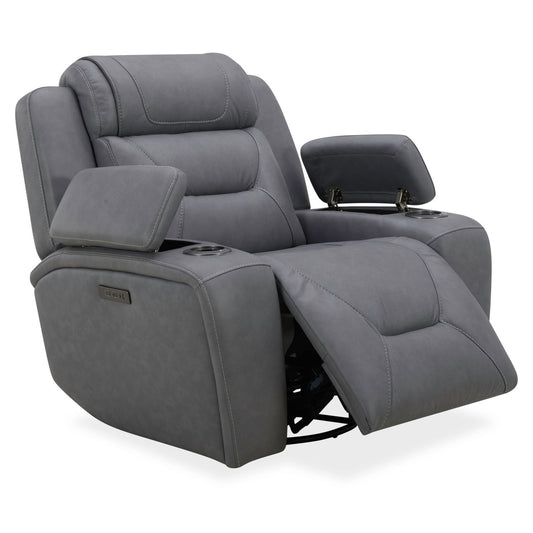 Chapman - Swivel Glider Recliner P2 - Aline Blue Gray
