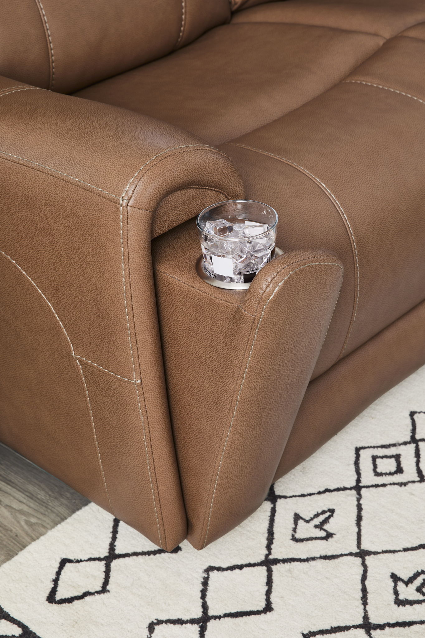 Hancock - Zero Gravity Power Reclining Console Loveseat P3