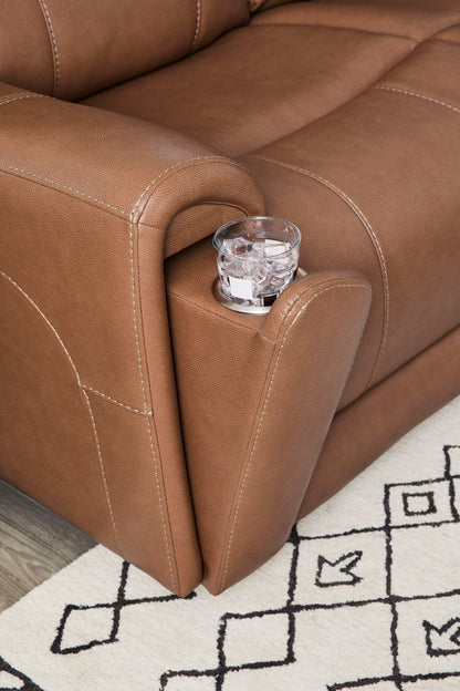 Hancock - Zero Gravity Power Reclining Console Loveseat P3