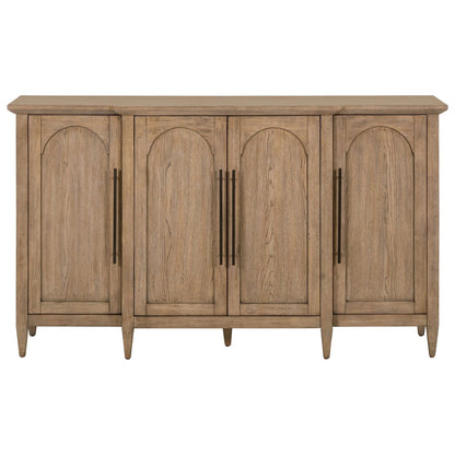 Pavilion - 4 Door Accent Cabinet - Brown