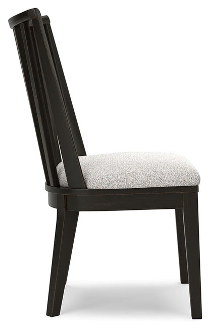 Galliden - Dining Upholstered Side Chair (Set of 2) - Black