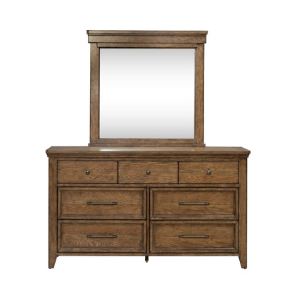 Carolina Park - Dresser & Mirror - Brown