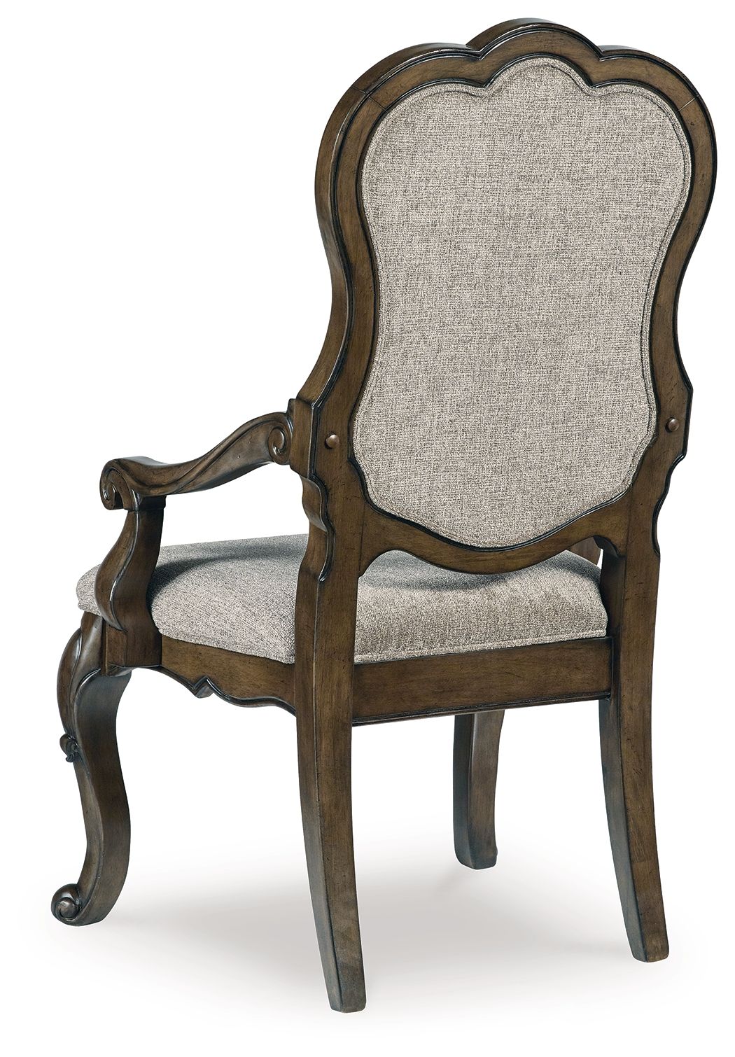 Maylee - Dining Upholstered Arm Chair (Set of 2) - Dark Brown