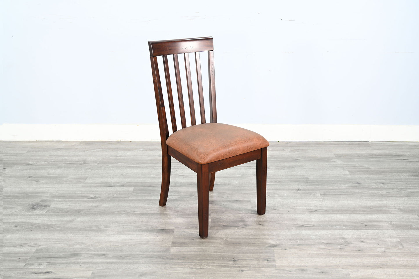 Santa Fe - Cushioned Slatback Dining Chair (Set of 2) - Dark Chocolate