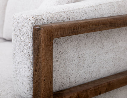 Roots - Sofa - Pearl Silver / Light Brown