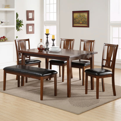 Dixon - 6 Piece Standard Dining Set - Dark Espresso
