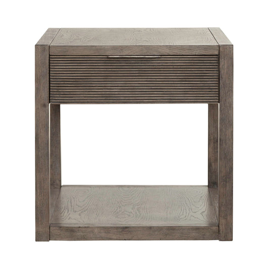Bartlett Field - End Table - Dusty Taupe