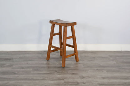 Sedona - Saddle Seat Stool With Wood Seat
