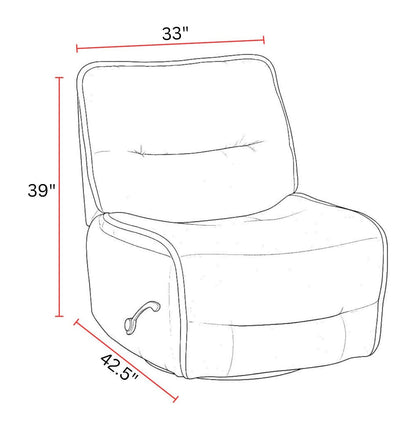 Leo - Armless Recliner