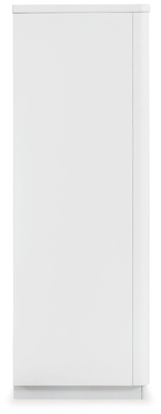 Chalanna - White - Five Drawer Chest