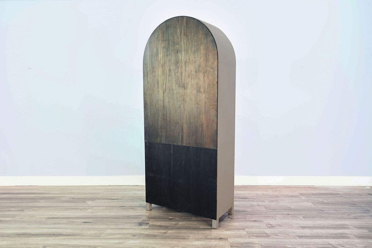 Arched Display Cabinet With Doors
