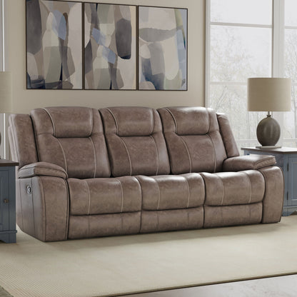 Blake - Manual Glider Reclining Sofa And 2 Recliners - Desert Taupe