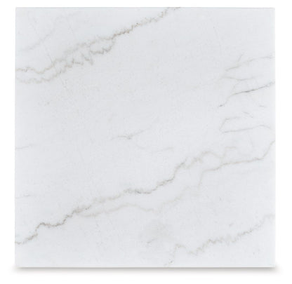 Loyaska - Square End Table - Brown / Ivory