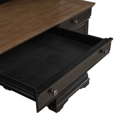 Meritage - Credenza & Hutch - Black