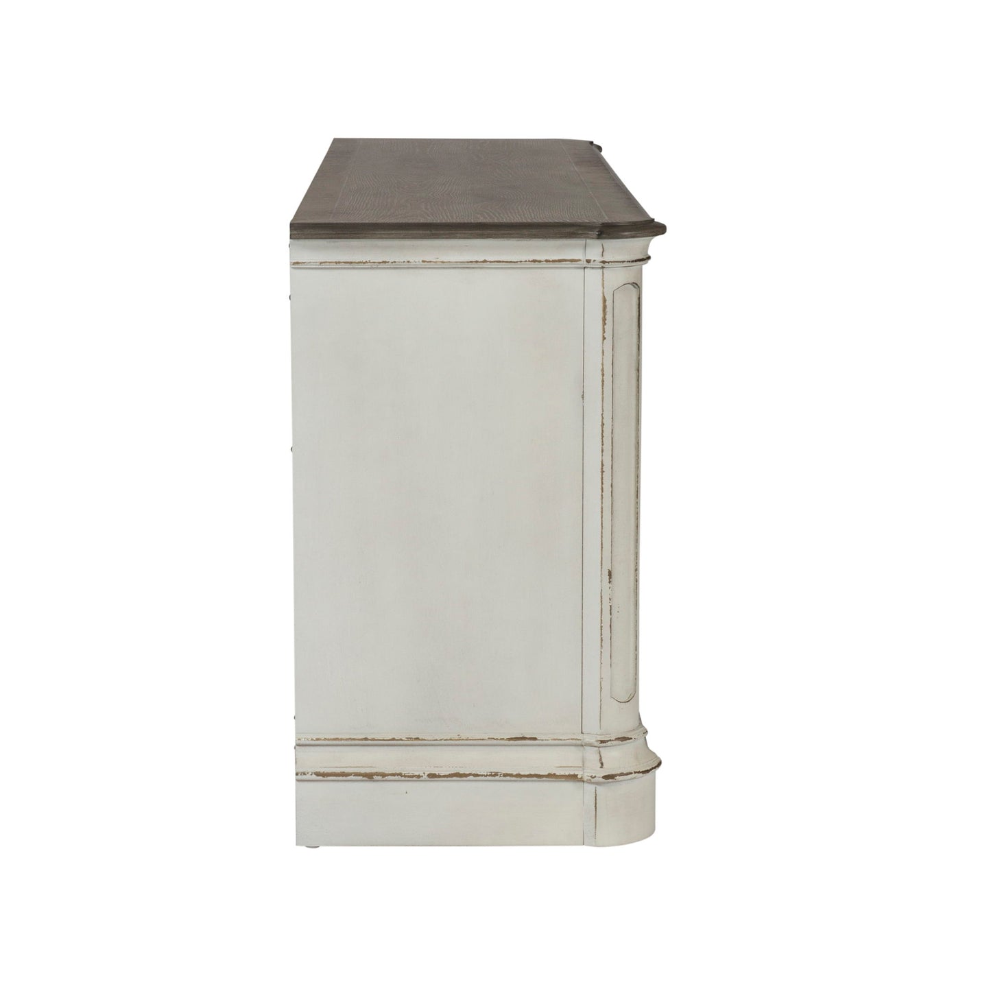 Magnolia Manor - EnteRTAinment TV Stand - Weathered Bisque