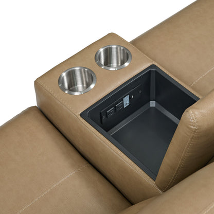 Momentum - Modular Power Reclining Sectional With Power Adjustable Headrests