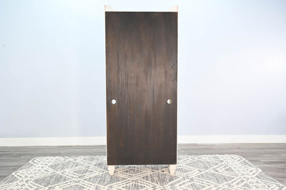 Pasadena - Bookcase Open - Buckskin / Marble White