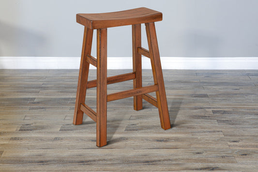 Sedona - Saddle Seat Stool With Wood Seat