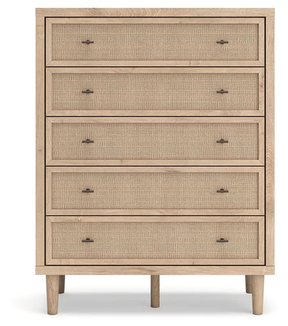 Cielden - Five Drawer Wide Chest - Two-Tone
