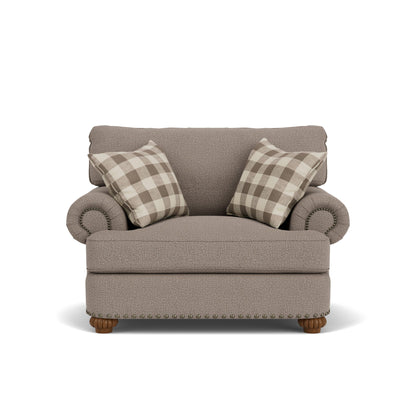 Patterson - Fabric Chair, Nailhead Trim