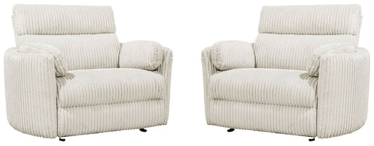 Radius Xl - Extra Wide Power Glider Recliner (Set of 2)
