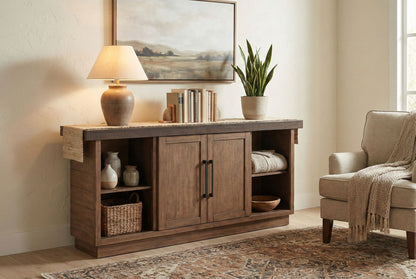 Media Console - Tobacco Leaf / Buckskin