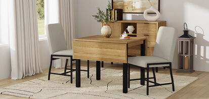 Newport - Drop Leaf Table - Natural Oak