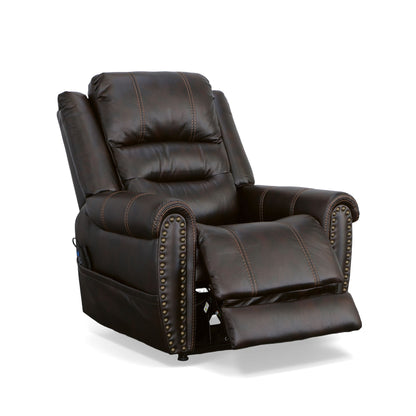 Oscar - Power Lift Recliner With Right-Hand Control & Power Headrest - Molasses