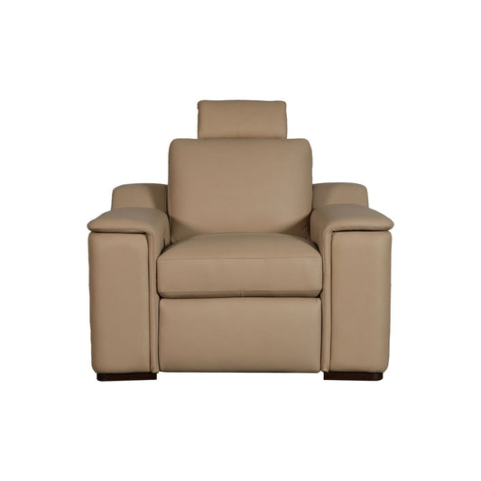Armon - Loveseat With Power Footrest & ZG - Oslo Fawn