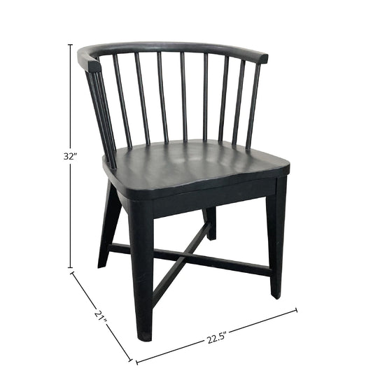 Americana Modern Dining - Dining Barrel Chair (Set of 2) - Black