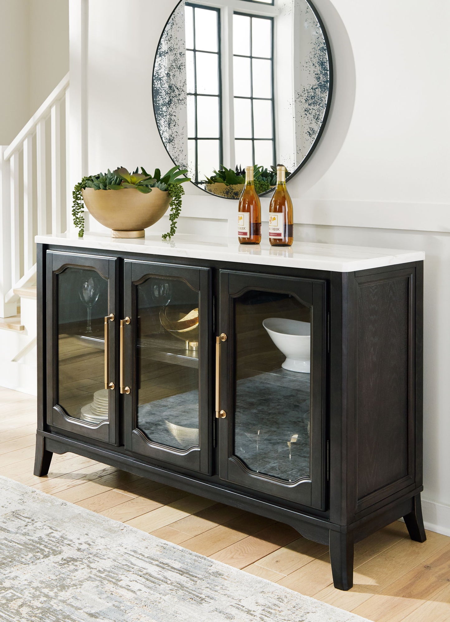 Welltern - Dining Room Server - White / Black